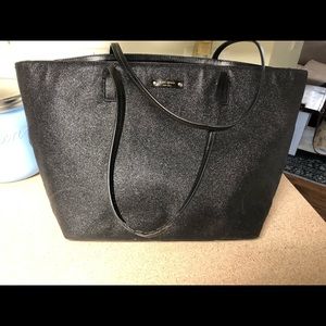 Kate Spade jumbo glitter tote